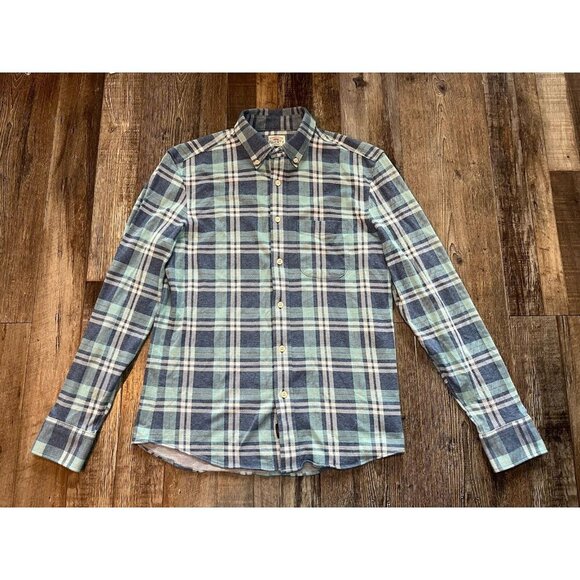 Faherty Coastline Knit Shirt - Holbrook Island Plaid Size Small - Picture 3 of 8
